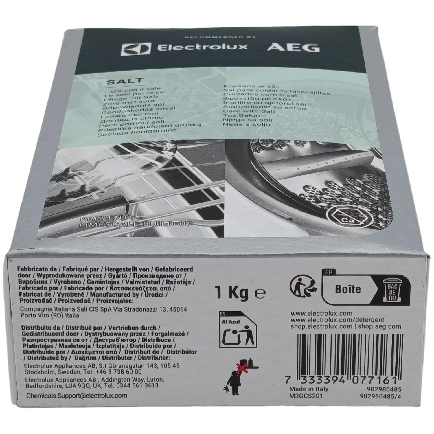 Regeneriersalz 5 x 1 kg kompatibel mit AEG und Electrolux Spüler