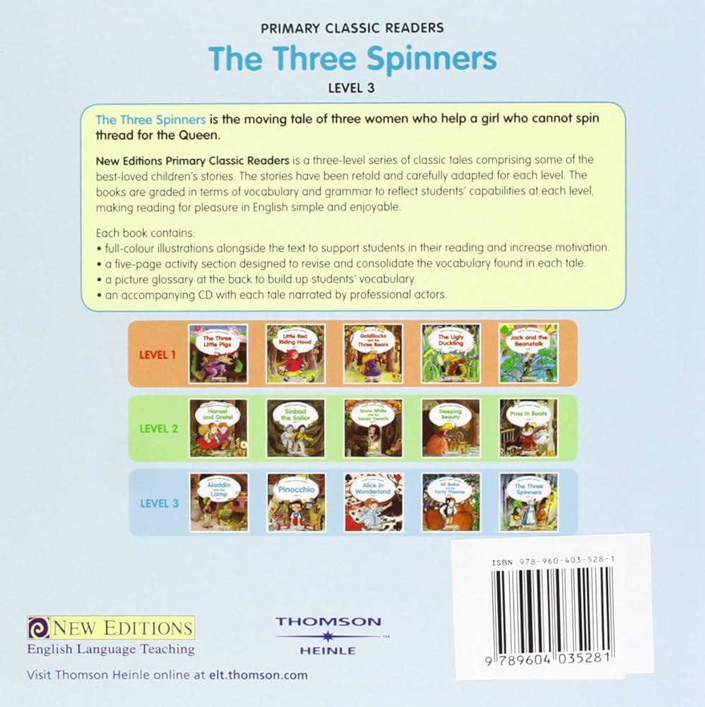 Amazon | Primary Classic Readers 3: The Three Spinners with CD