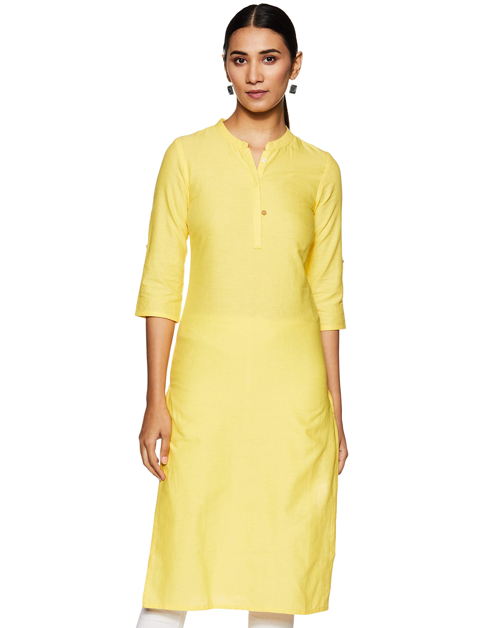 AureliaWomen's Cotton Straight Kurta