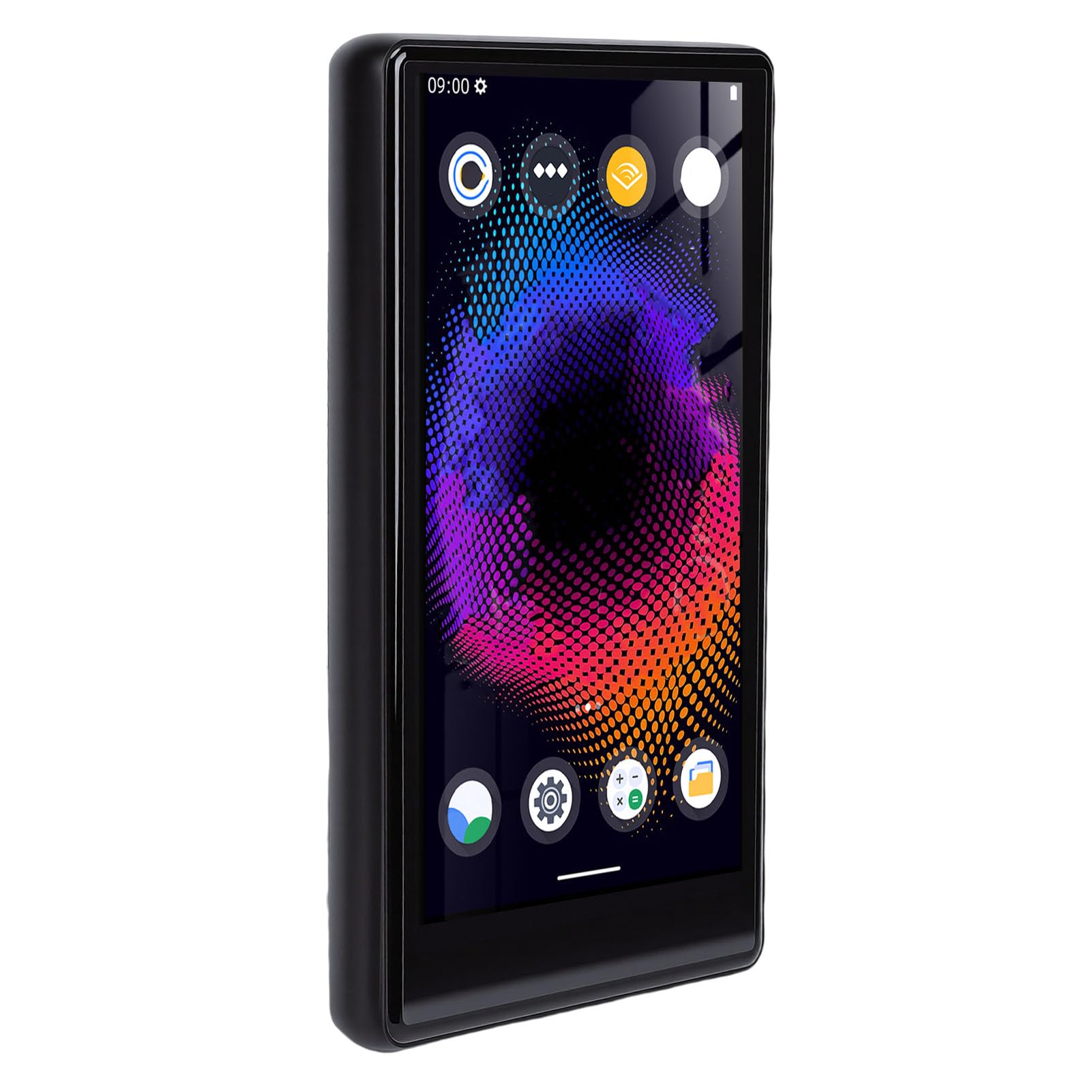 Topiky Reproductor MP3, Reproductor MP4 Bluetooth WiFi de 128 GB, Pantalla Táctil de 5,0 Pulgadas, Audio HiFi sin Pérdidas con Música en Línea, Chip MTK para Niños y Adultos (Black)