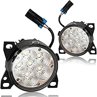 Vista 1 de Juego de lámparas LED para luces antiniebla de reemplazo para Kenworth T660 T680 (SET)