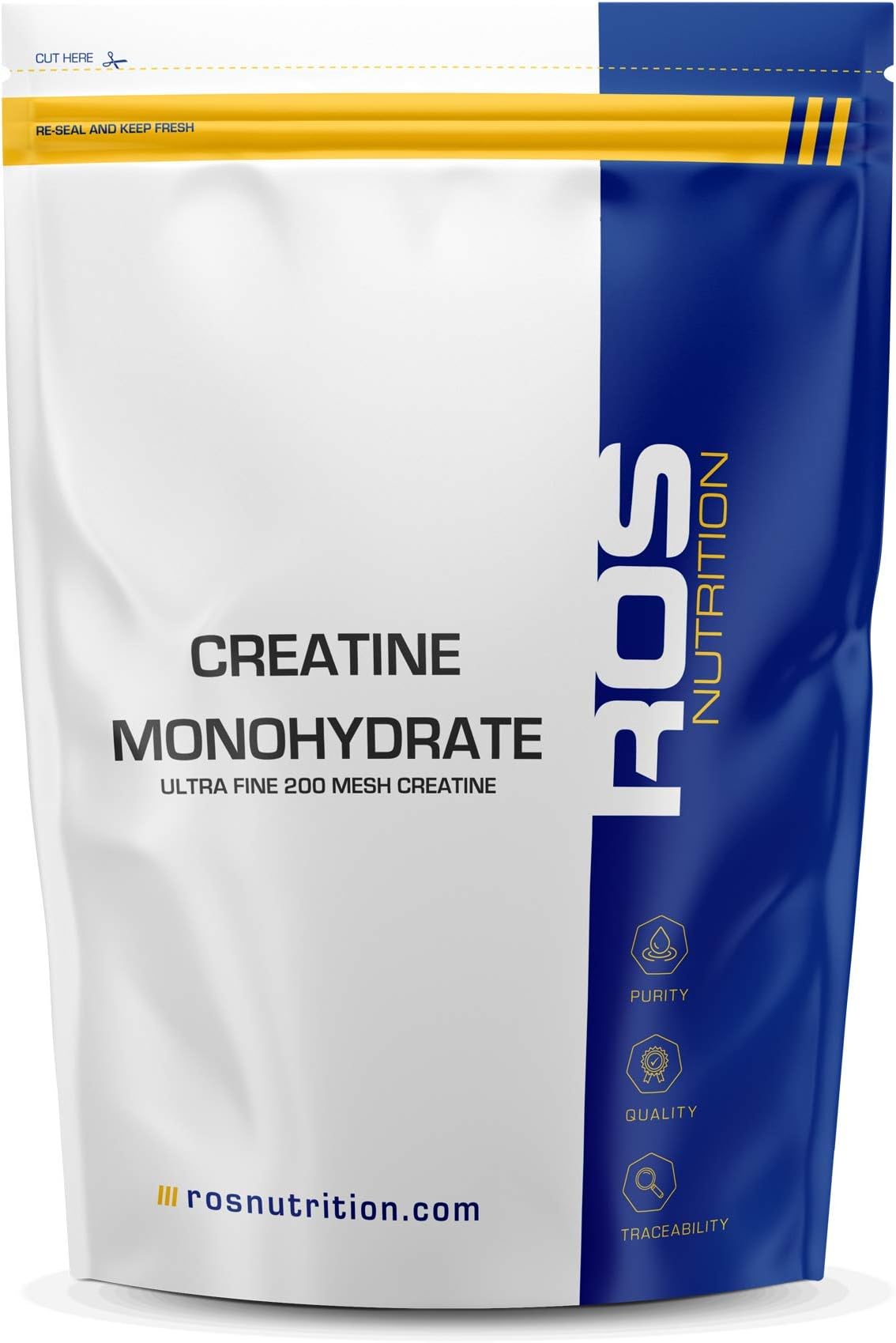 Creatine Monohydrate Unflavoured | 500g (167 Servings) | Batch Tested | Ultra Fine 200 Mesh Creatine | Vegan
