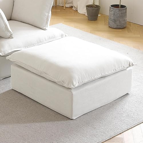 Miniatura 37 de JACH Sofás Modulares en Forma de L, Sofá Seccional Profundo con Otomana Chaise, Sofás Seccionales Modernos y Cómodos Tipo Nube, Fundas de Cojines