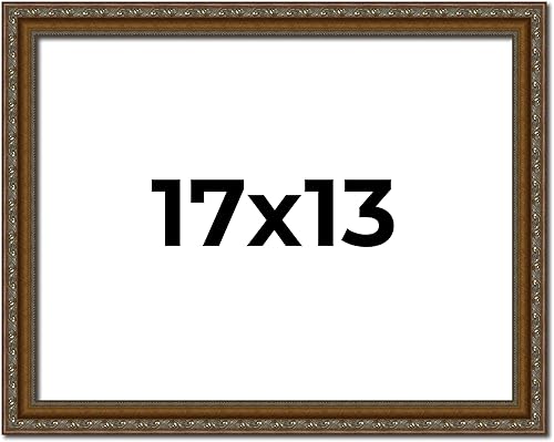 Miniatura 74 de Marco de fotos completo de madera dorada envejecida de 16 x 20 pulgadas con plexiglás acrílico UV, parte trasera de tablero de espuma y accesorios