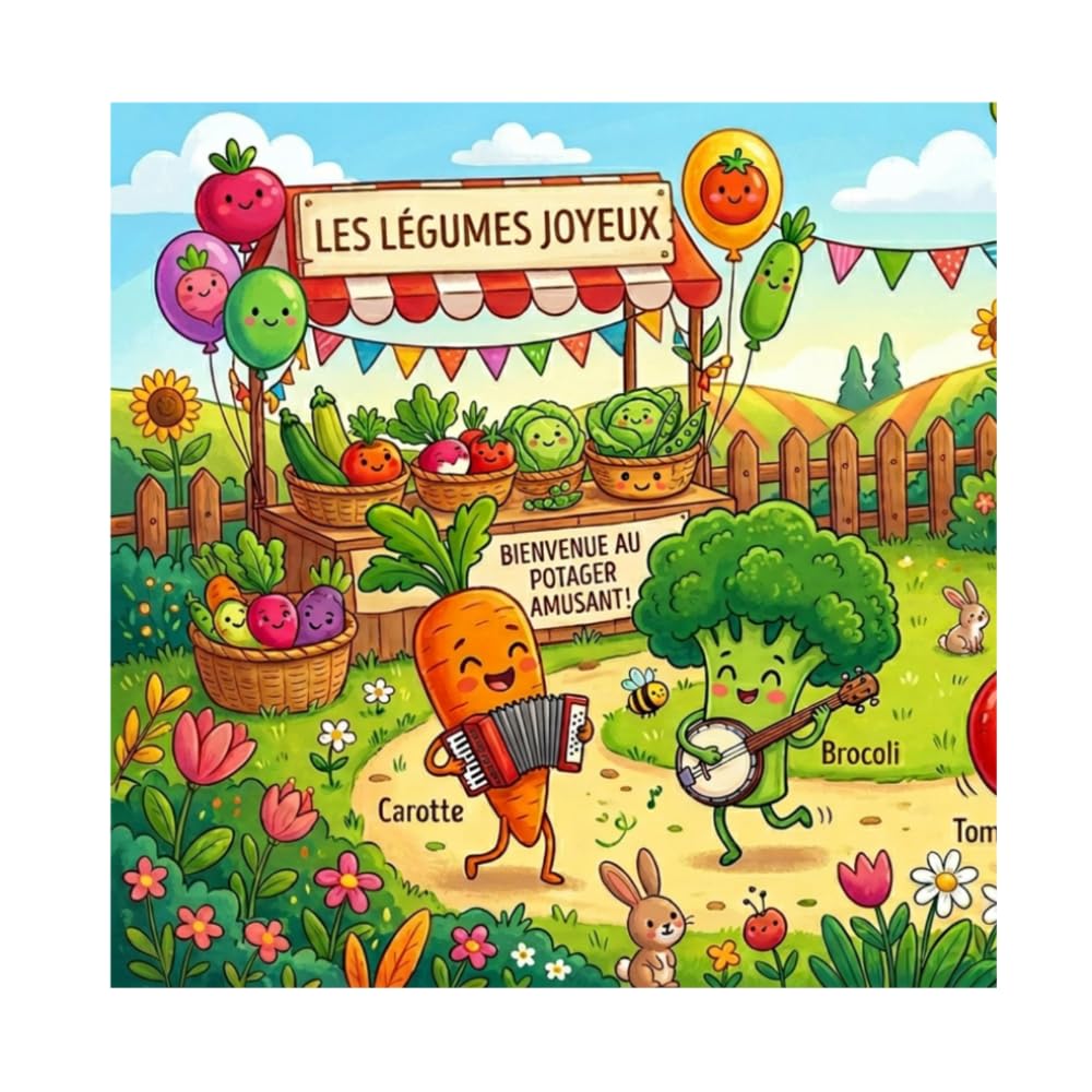 Les Légumes Joyeux: Mon Premier Livre de Coloriage (Mes Premiers Coloriages)