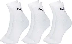 Kit 03 Pares Meia Cano Médio Puma Respirável Feminina