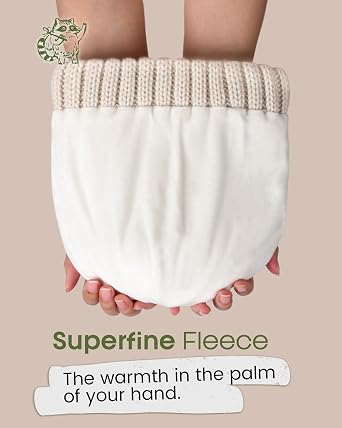 Fleece Lined Beanie Cable Knit Chunky Beanies Womens Snow Cap