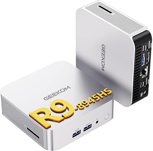 GEEKOM Mini PC A8 con AMD Ryzen 9 8945