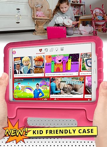 Miniatura 4 de Cooper Dynamo - Funda protectora resistente para Samsung Tab A 10.1 (2016) T580 T585 solo  Funda a prueba de niños con soporte, asa, protector de