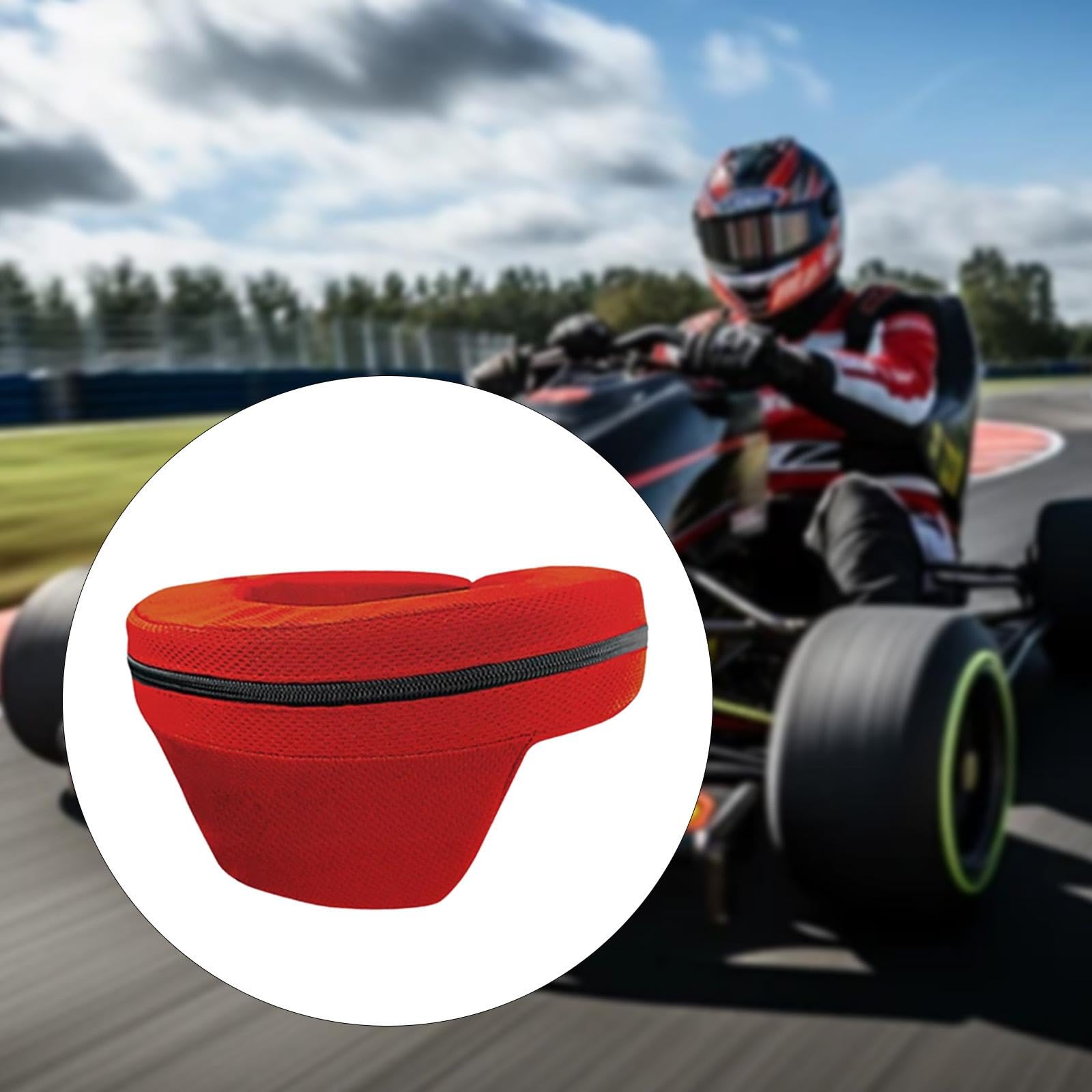 F Fityle Protezione per il collo del, protezione per il collo, accessori multiuso, assorbimento degli urti per giochi su circuito, esercizi e, Adulto Rosso