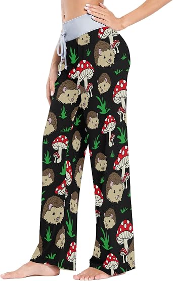 Women Pajama Pants Sleepwear Comfy Casual Palazzo Lounge Pants Wide Leg