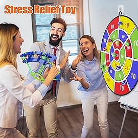 BooTaa 2 Pack 29 Large Dart Board for Kids, Kids Dart Board with 20 Sticky Balls, Boys Toys, Indoor/Outdoor Fun Party Play Game Toys, Birthday Gifts for 3 4 5 6 7 8 9 10 11 12 Year Old Boys Girls