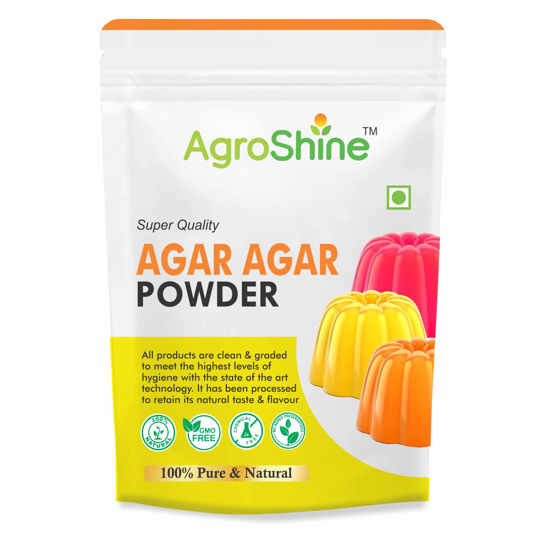 Agroshine Agar Agar Powder - 100 gm, China Grass Powder, Perfect for Desserts, Cakes, Puddings & Jelly | Vegetarian Gelatin Alternative, Plant-Based (100 gm) (B0D4ZJ21V9) Amazon Price History, Amazon Price Tracker