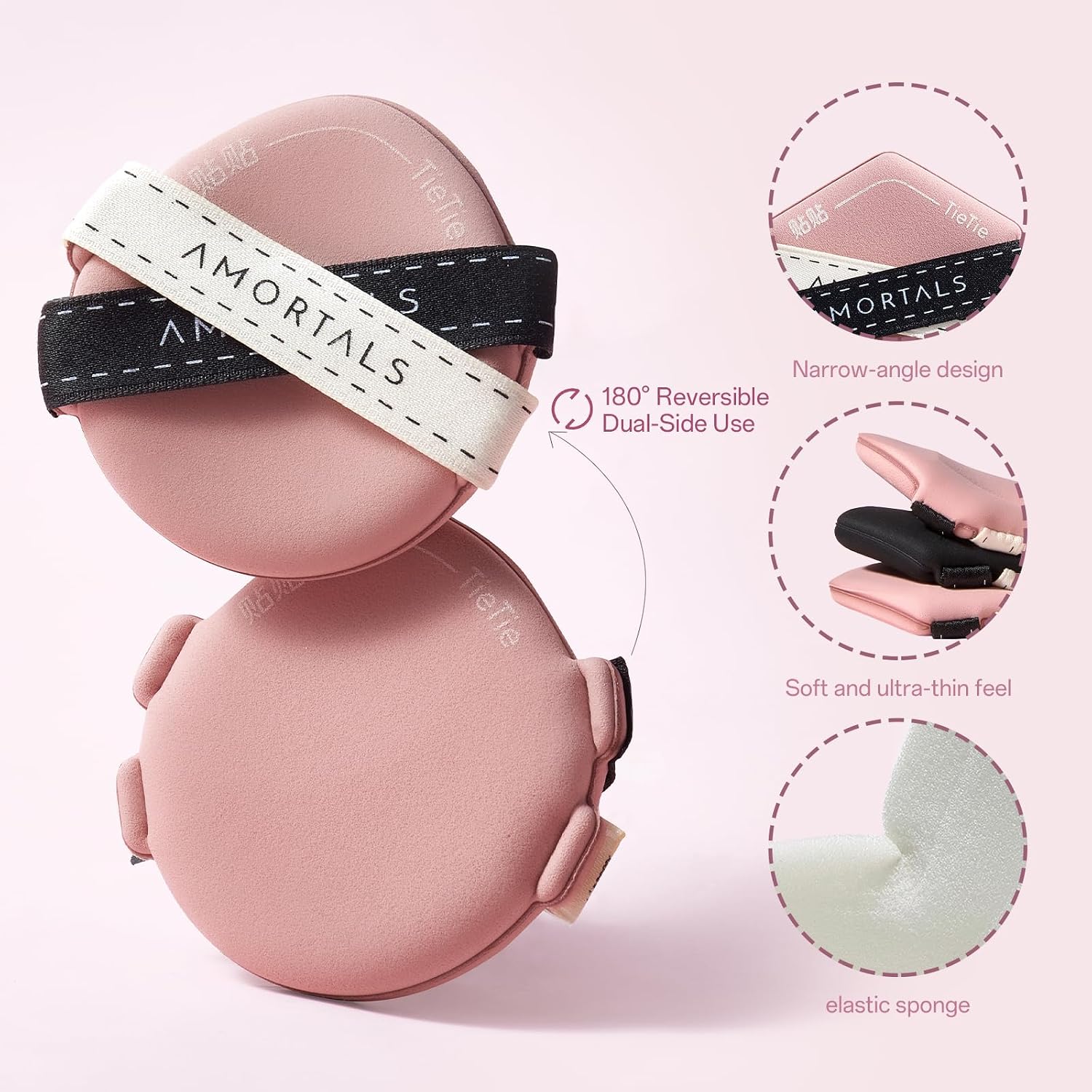 Makeup Sponge Set, Powder Puff, Makeup Sponges, Makeup Puff, 3PCS Foundation Puff for Liquid Makeup, Cushion puff for Concealer, Liquid, Cream and Powder