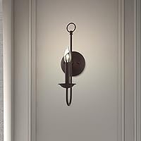 Vista 10 de Livex Lighting 42681-07 Steel Wall Sconce for Home Decor; Stylish Wall Decor, 1 Light Fixture Bronze Finish