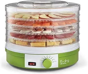 Ariete 616 B-Dry, Desidratador de Alimentos, Temperatura de 35°C e 70°C, 5 Cestos, 245W, Branco/Verde - 220V