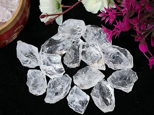 Miniatura 9 de Piedra lunar arcoíris crudas de más de 1,000 quilates y cristales a granel, piedras preciosas rugosas para vaso de roca, fabricación de joyas,