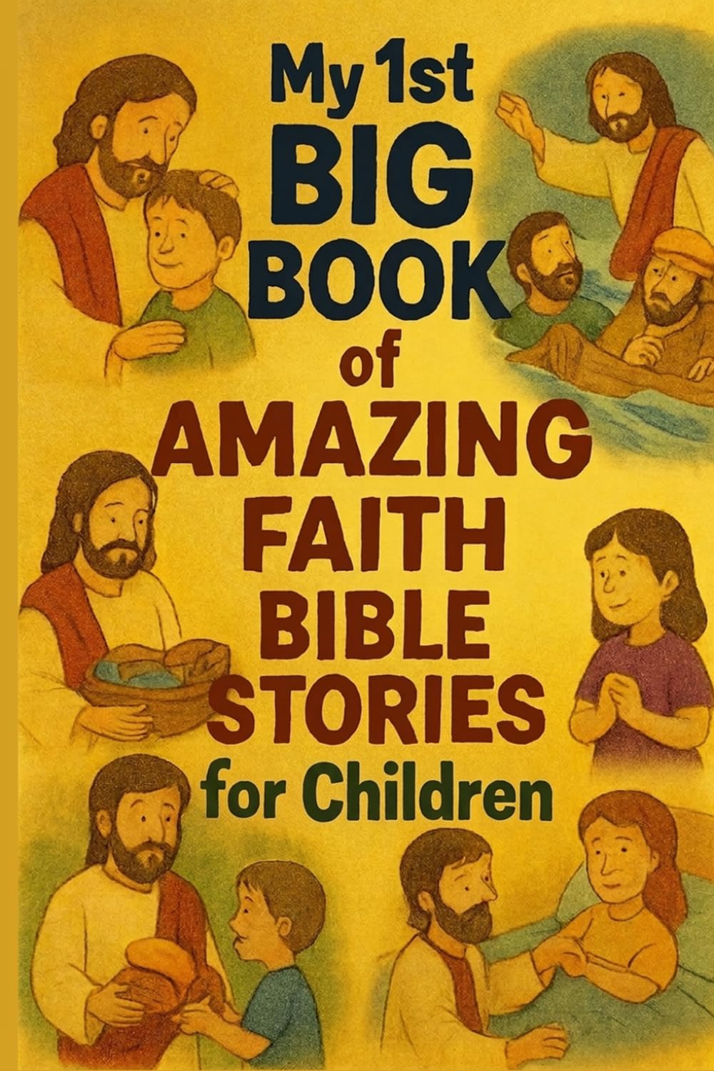MY 1ST BIG BOOK OF AMAZING FAITH BIBLE STORIES FOR CHILDREN: FAITH BIBLE STORIES