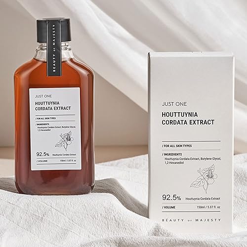 Miniatura 5 de BOM COSMETICS Just One Houttuynia Cordata Extract 5.07 onzas líquidas, tónico facial con extracto 100% de hierbas, tóner hidratante y calmante