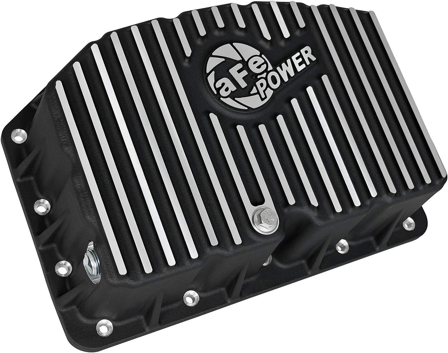 Pro Series Engine Oil Pan Black W/ Machined Fins