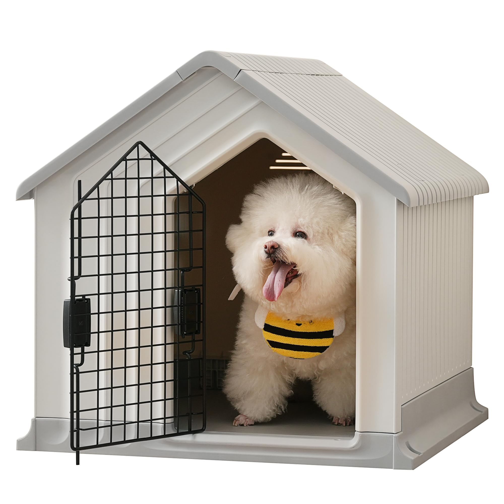Amazon | BTM 犬小屋 屋外用 犬舎 室外 中型犬用 大型犬用 ドア付き