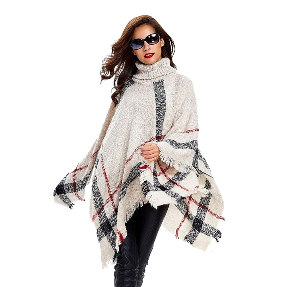 Poncho Sweater, Turtleneck Sweater Dress, Plus Size