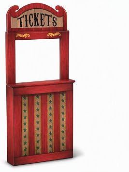 Lifesize Carnival Ticket Booth, 64" Tall