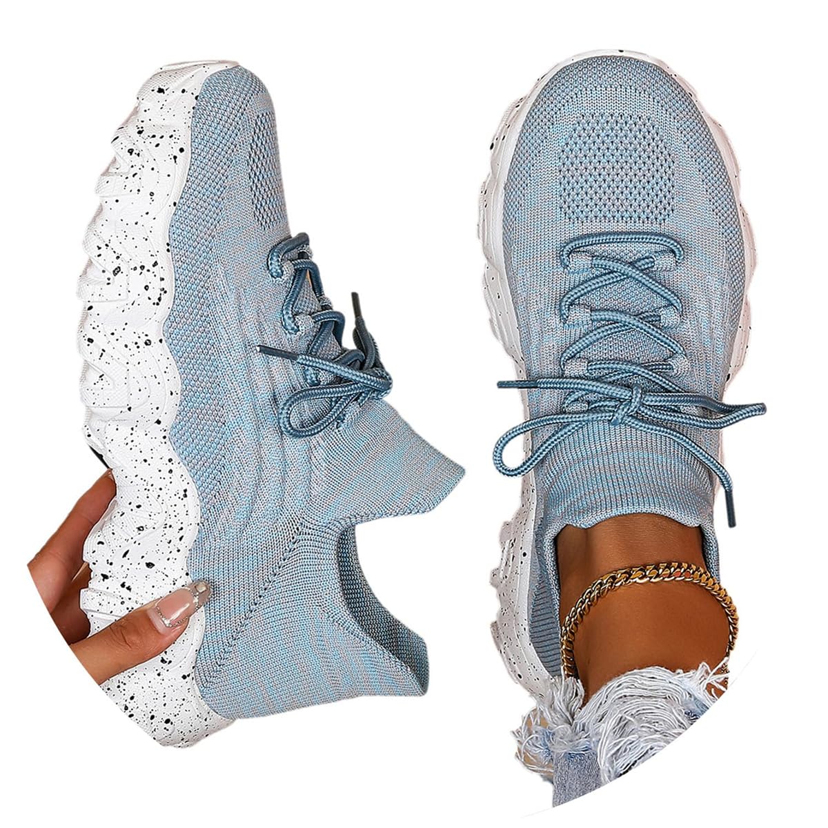 Sneakers Scarpe Da Ginnastica Da Donna Scarpe Da Ginnastica In Rete Scarpe Con Suola Antiscivolo Elastiche Traspiranti Scarpe Sportive Scarpe Da Passeggio Leggere Scarpe Da Corsa Su Strada