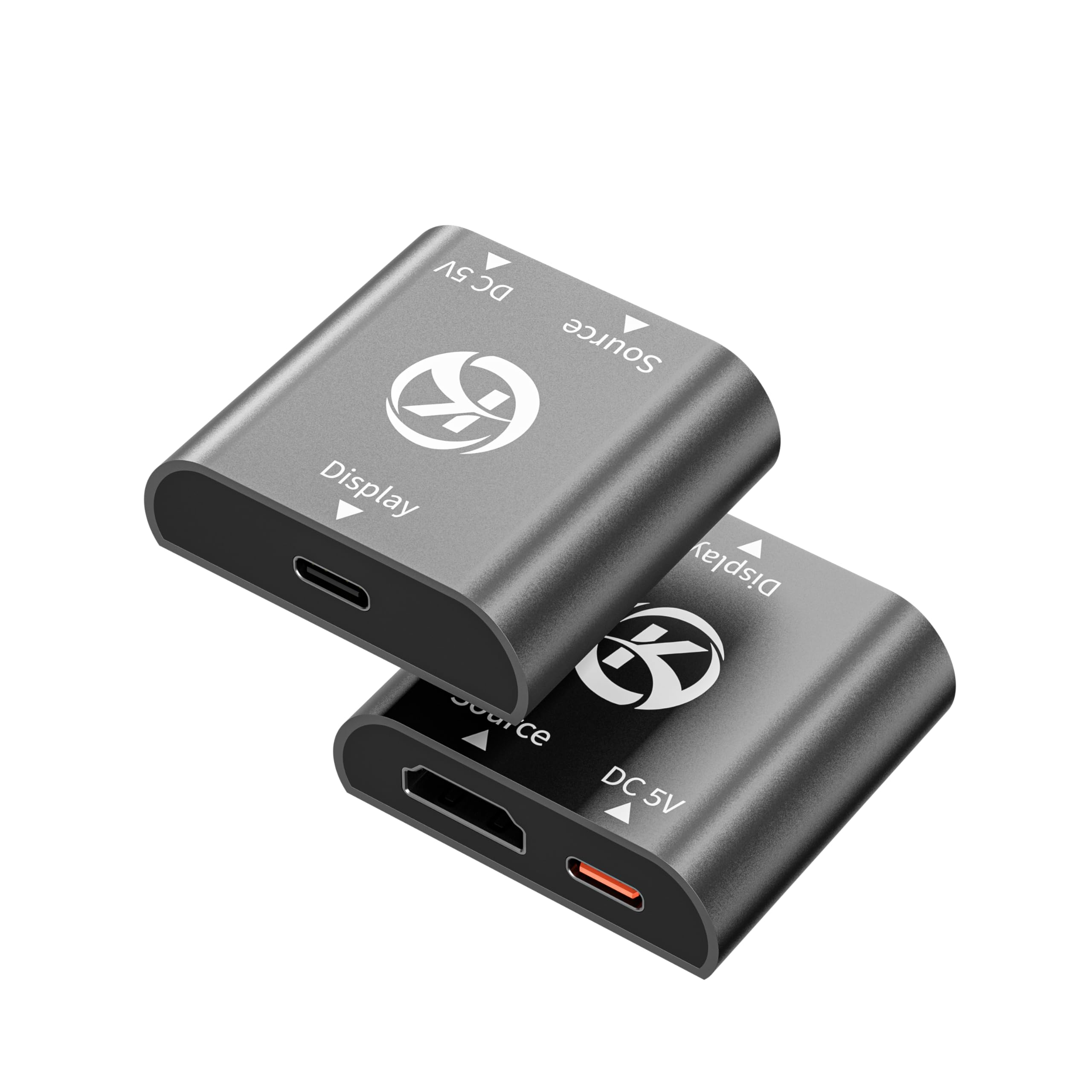 Adaptateur HDMI vers USB C pour Switch OLED/Switch 2, PS4/5, Xbox, Box TV, HDMI source vers USB C écran, compatible avec les lunettes AR Viture/RayNeo/Xreal/Rokid et les écrans portables, 4K@60Hz
