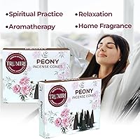 Vista 224 de TRUMIRI Copal Incense Cones - Total 20 Cone Incense - Dual Pack of 10 Insence Cones - Incense Cones Scented - Cone Incense Scents - Insense Cones