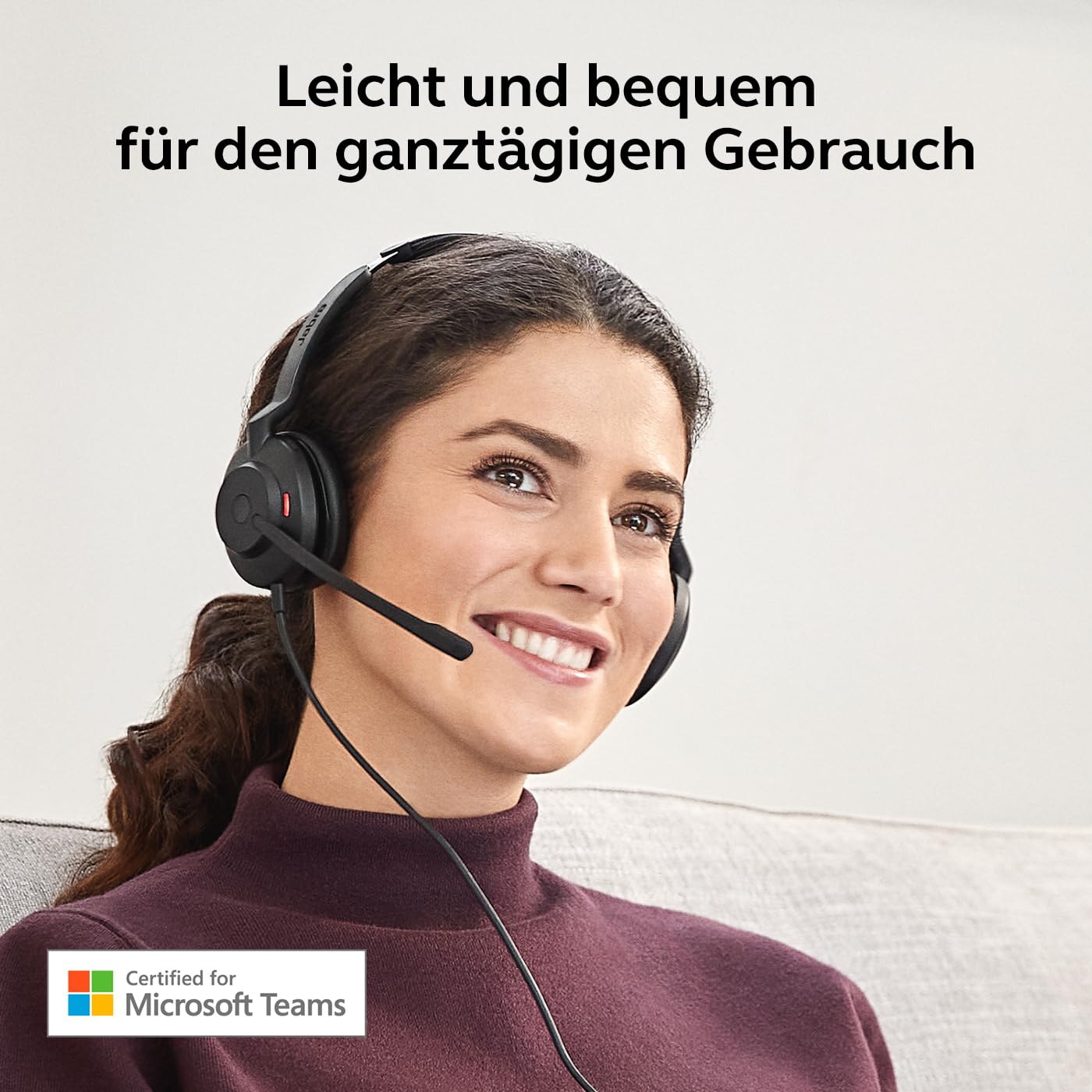 Jabra Evolve2 30 SE Telefon On Ear Headset kabelgebunden Stereo Schwarz Mikrofon-Rauschunterdrückung, Noise Cancelling