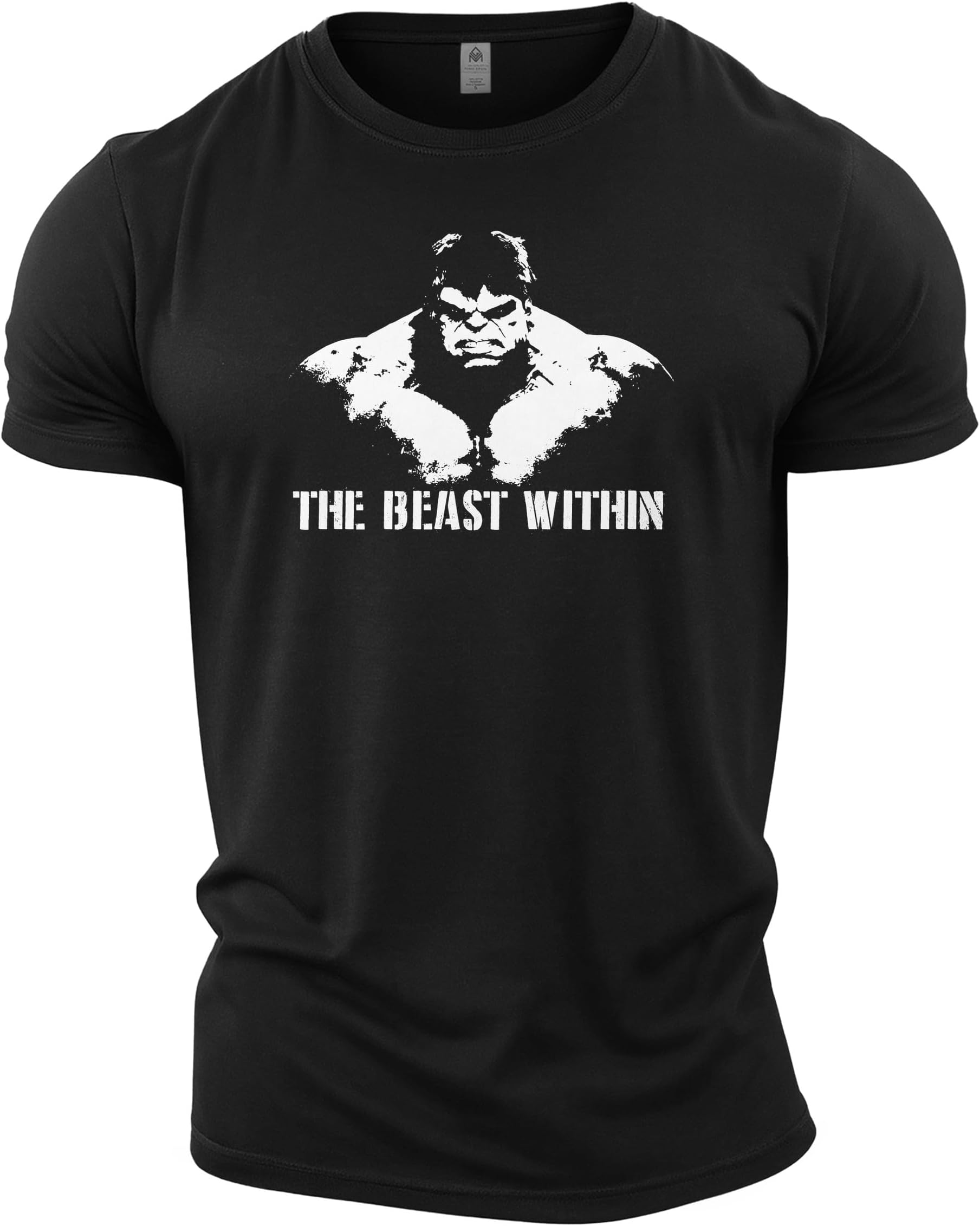 GYMTIER Beast Within Hulk - Men's Gym T-Shirt - Bodybuilding Workout Top