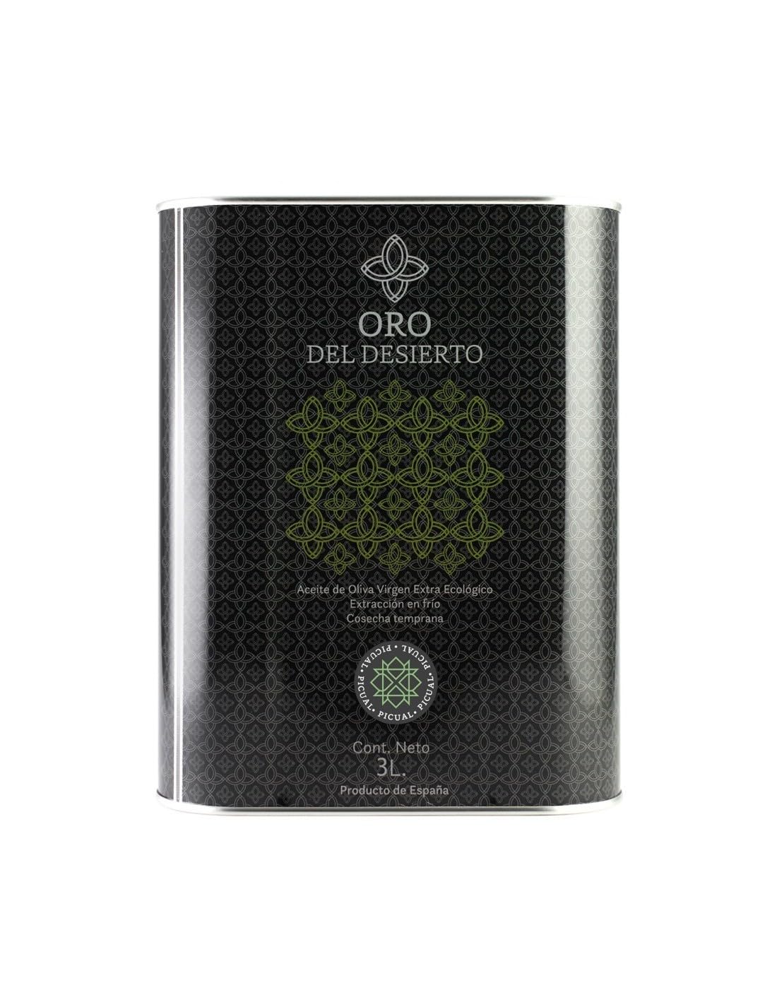 ORO DEL DESIERTO | Oliwa z oliwek extra virgin odmiany Picual (puszka 3 litry)