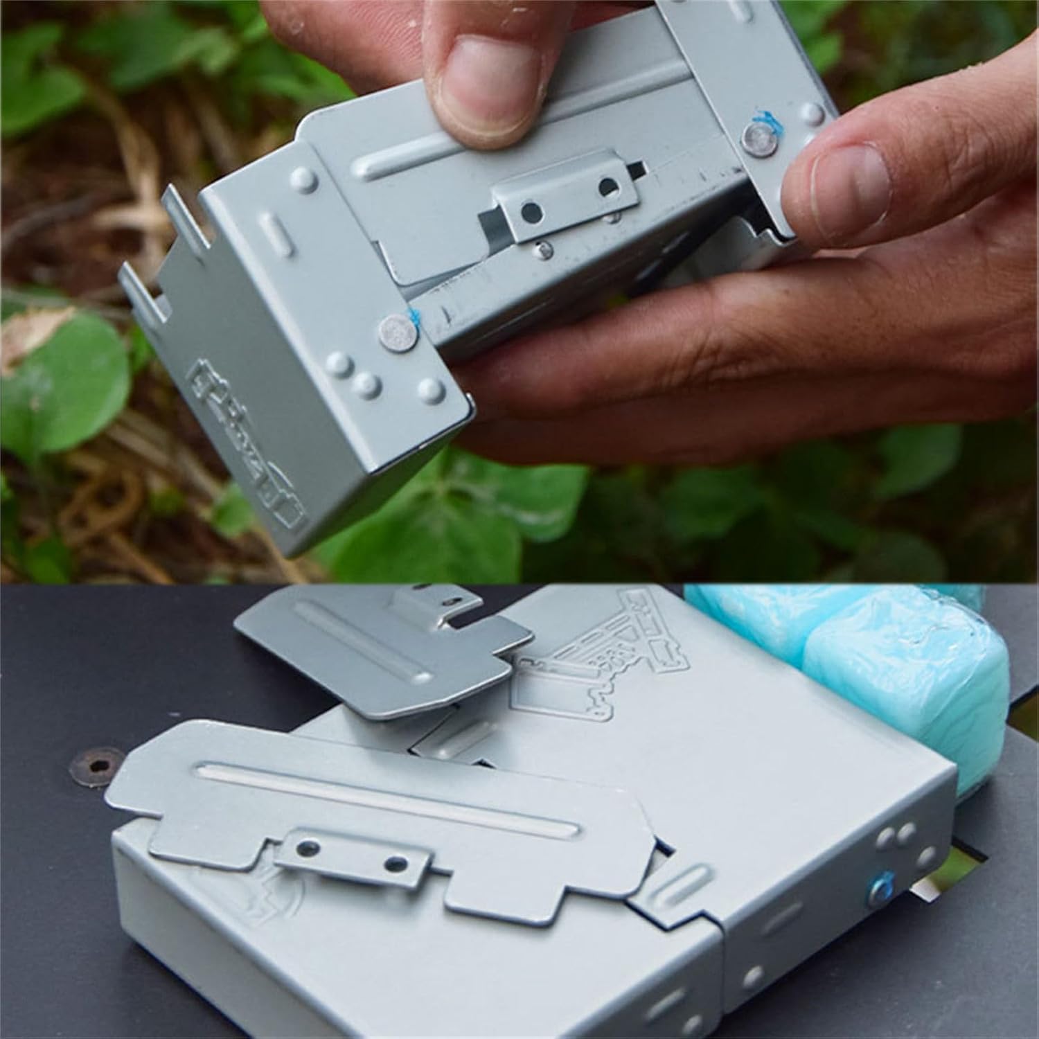 Compacts Fuels Alcohols Burners Stove Windproofed Side Plate and Cover Small Pocket Stove for Backpacking Travel Compacts Fuels Alcohols Burners