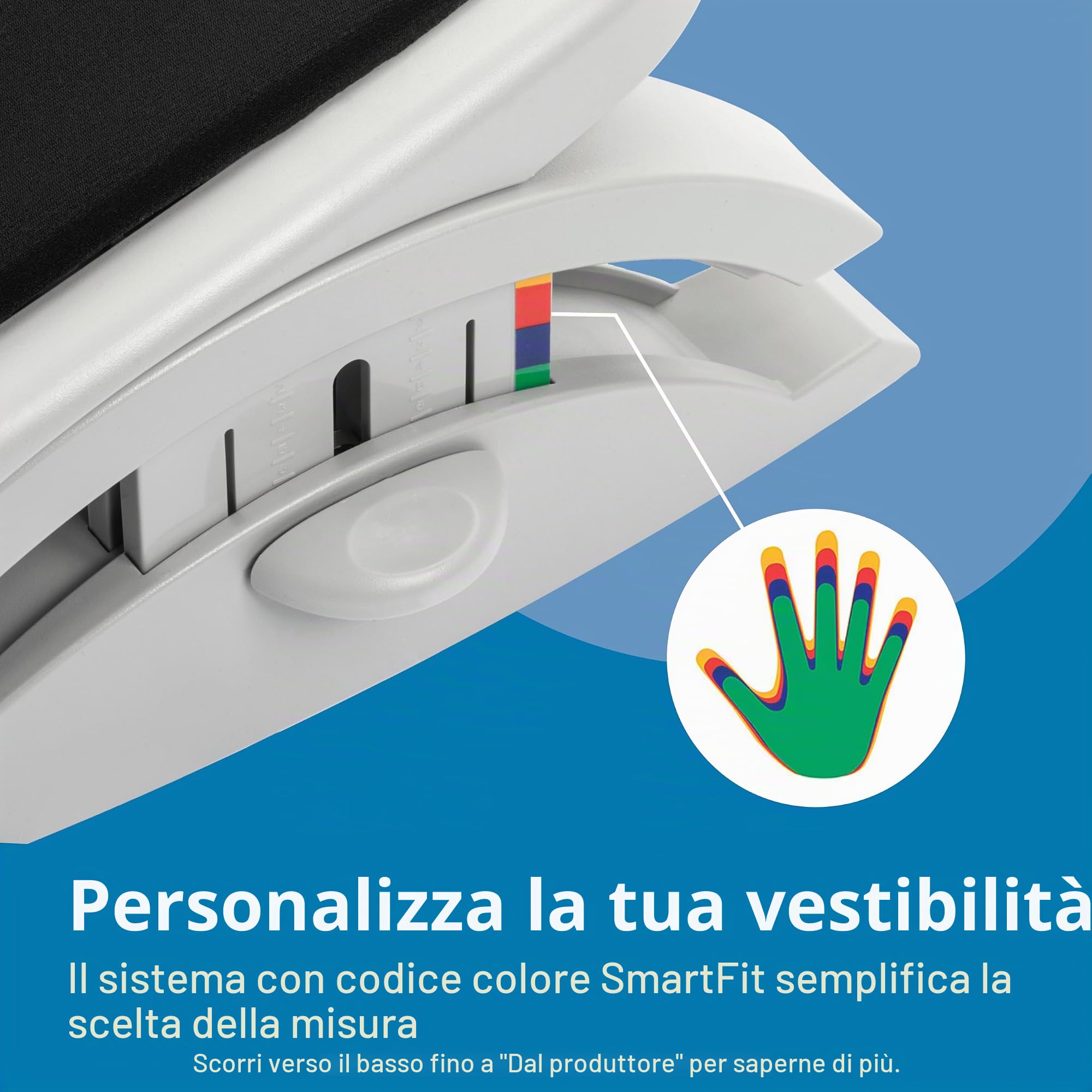 Kensington Smartfit K56144USF - Poggiapiedi regolabile in altezza e angolo in memory foam, poggiapiedi antiscivolo per scrivania da ufficio, colore: bianco/nero