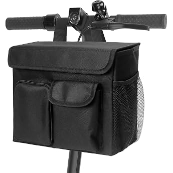 Scooter Bag Practical Escooter Bags with 14 Inch Laptop Compartment and Drink Holder Easy to Assemble Suitable for Bicycles Accessories for Scooters for Adults