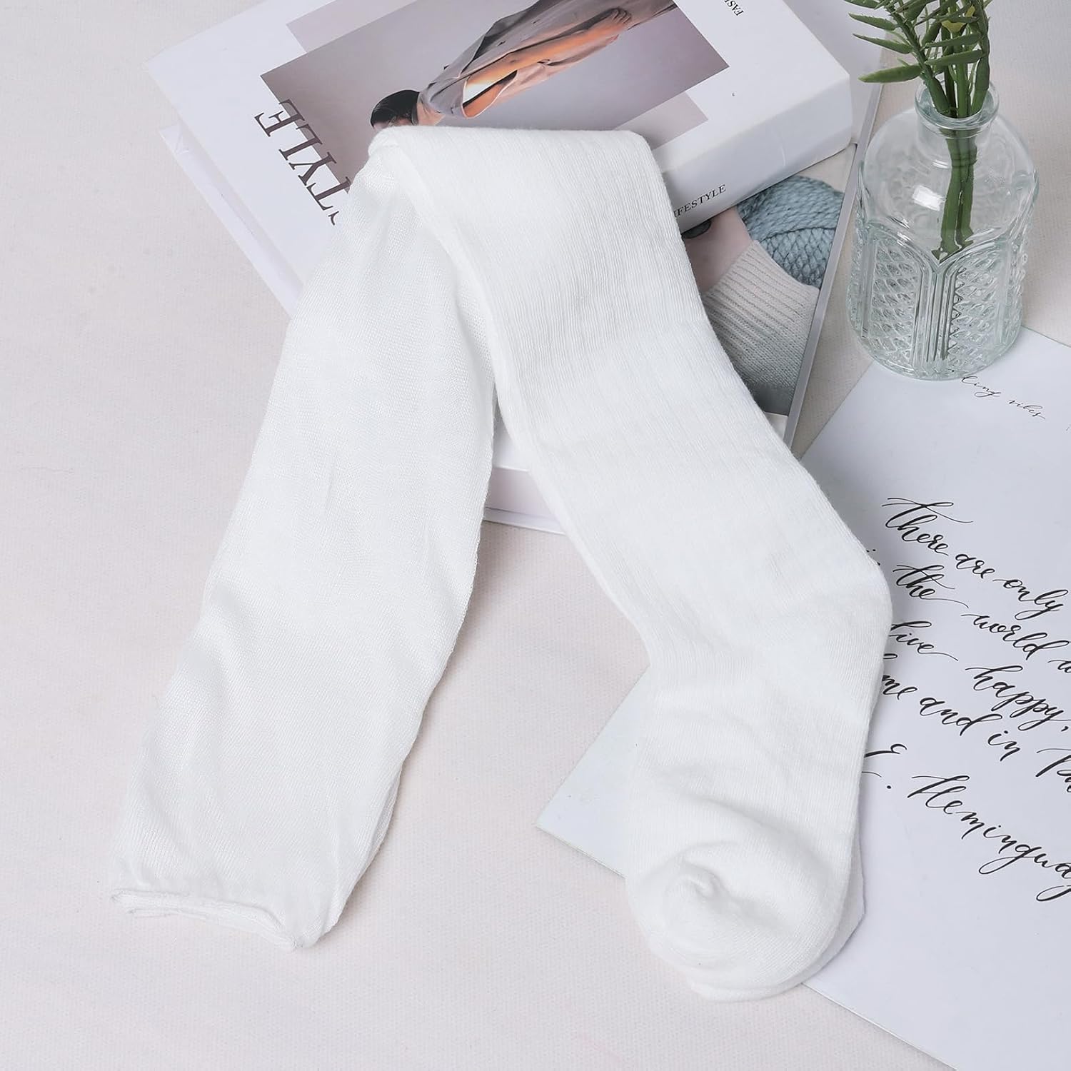 Over Knee High Boot Socks Slouch Top Over Knee Knit Scrunch Stockings Fashion Thigh High Socks Warm Leg Warmers