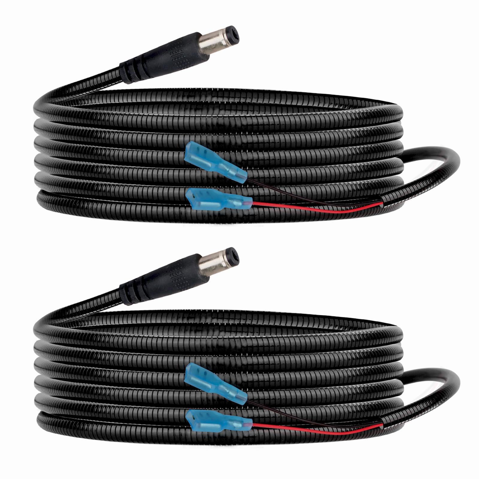 Spypoint 12v Battery Cable KSK 98-Inch Trail Camera Power Cord - Chew Proof 5.5x2.1mm Cable With Alligator Clips 98 Inch Chew Proof Power Cable With Alligator Clips