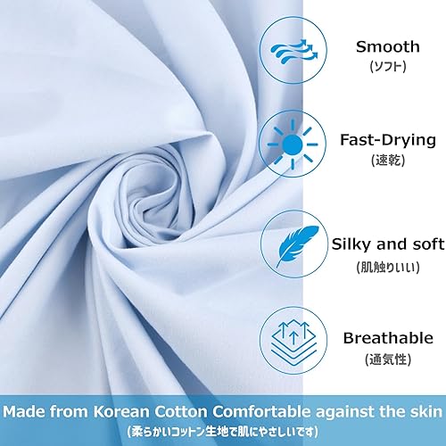 Miniatura 3 de Azarxis Sleeping Bag Liner, Travel Sheet Lightweight Compact Cotton Sleep Bag Sack for Camping, Traveling, Hotels, Hostels & Backpacking