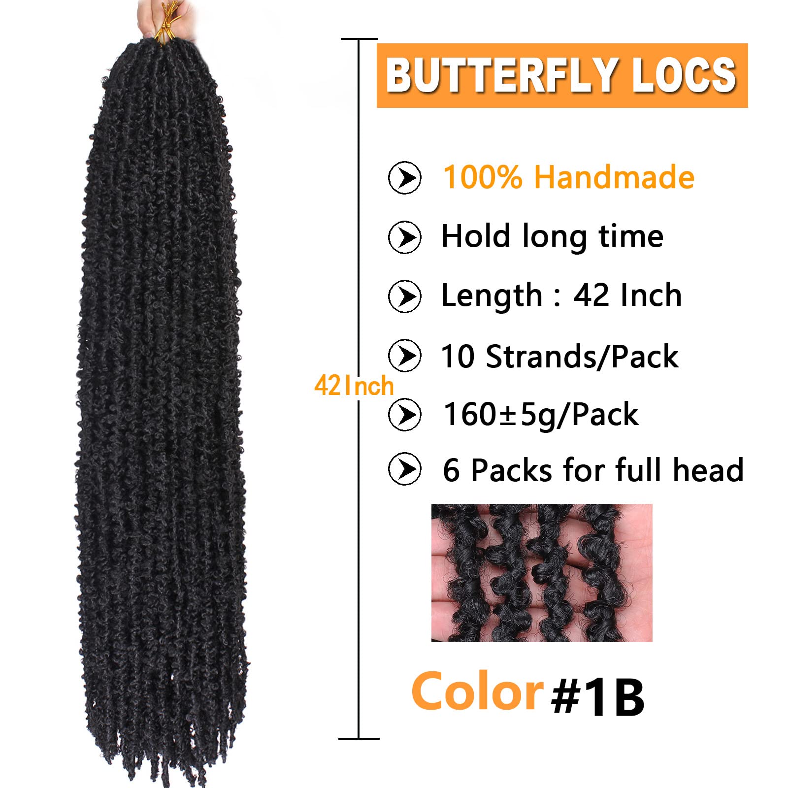 ZRQ Distressed Locs Crochet Hair Extensions