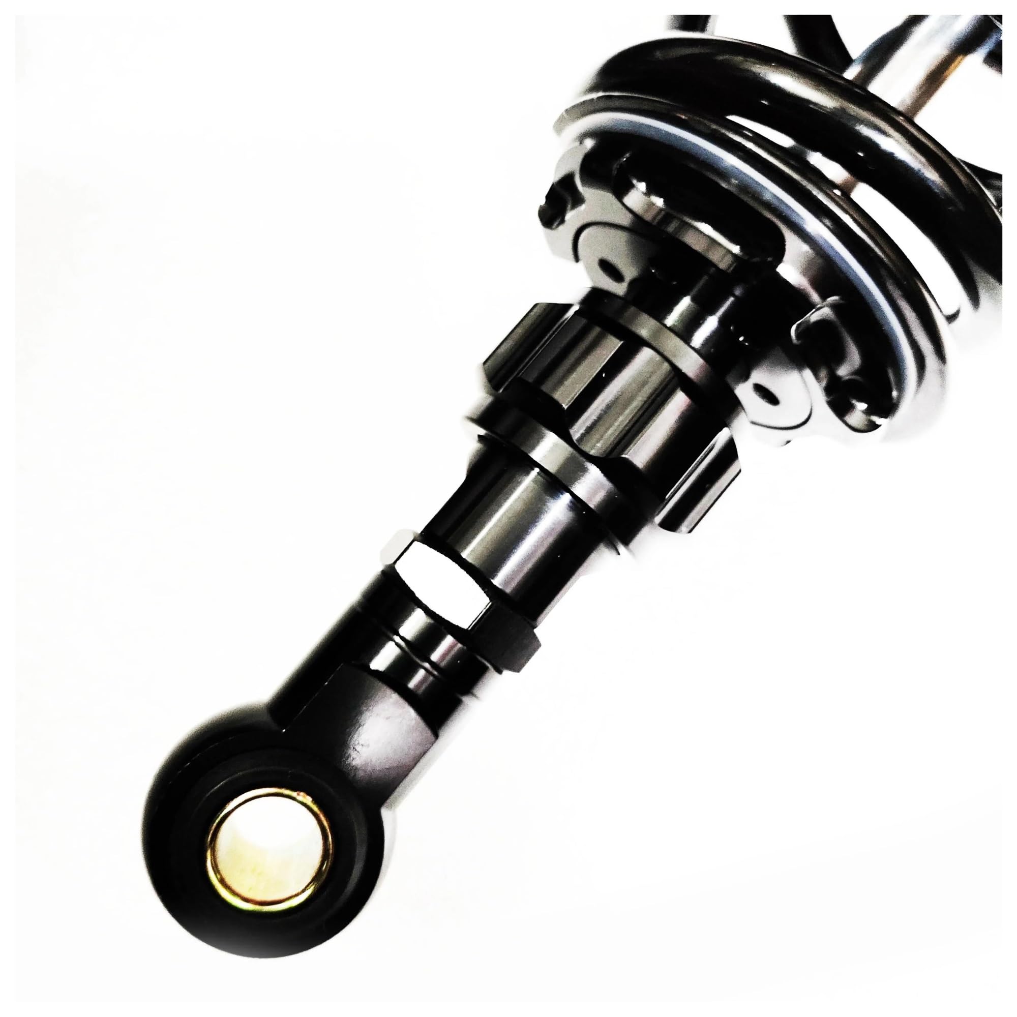 Amortisseur Une Paire D'amortisseurs Moto À Ressort, 305mm, 320mm, 330mm, 340mm, 345mm, 350mm, 365mm, 8mm, Suspension Arrière Réglable Amortisseur De Moto(345mm Black)