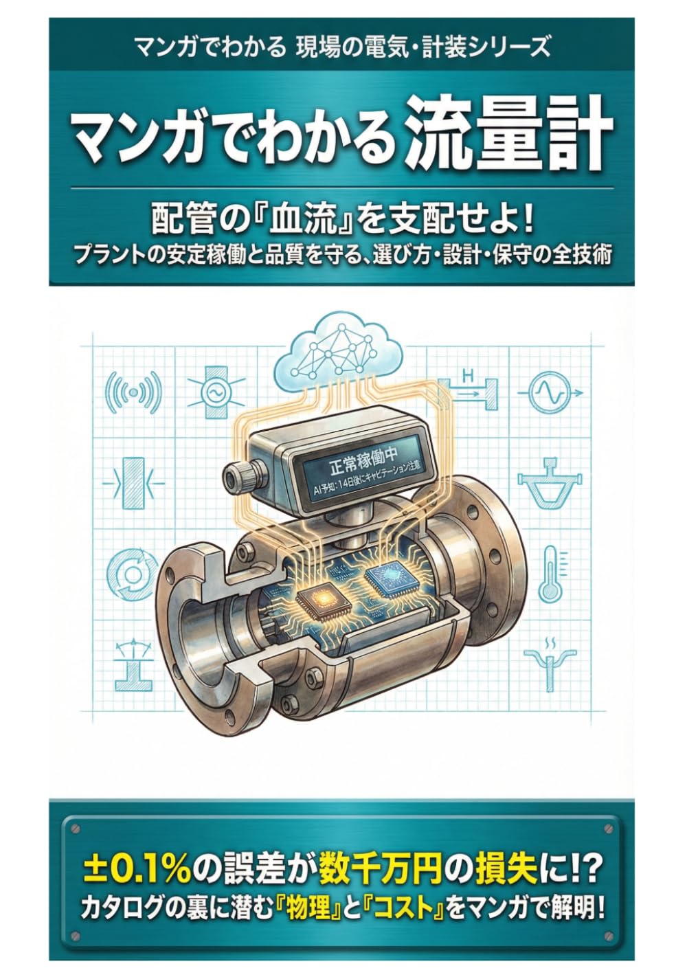 マンガでわかる流量計: 見えない流体を可視化する「プラントの神経系」 (マンガでわかる 現場の電気・計装シリーズ)