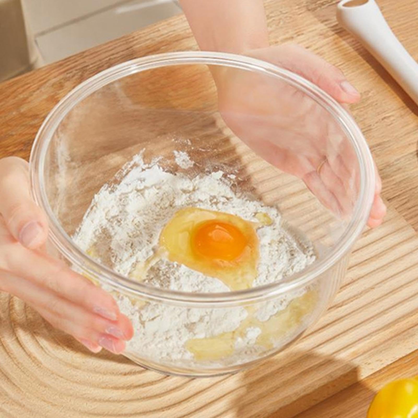 Ciotola per impasto, impilabile, riutilizzabile, per la lievitazione della pizza, contenitore con coperchio per forniture per la cottura del pane, contenitore per lievitazione 'impasto,