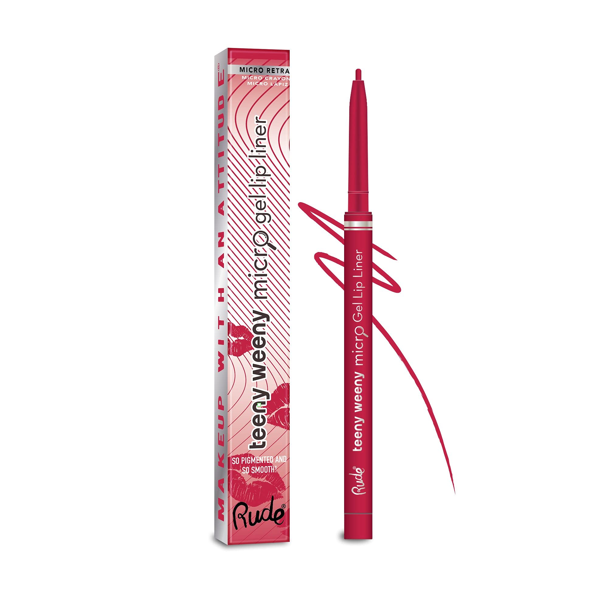 Rude - Teeny Weeny Micro Gel Lip Liner - Seeing Red