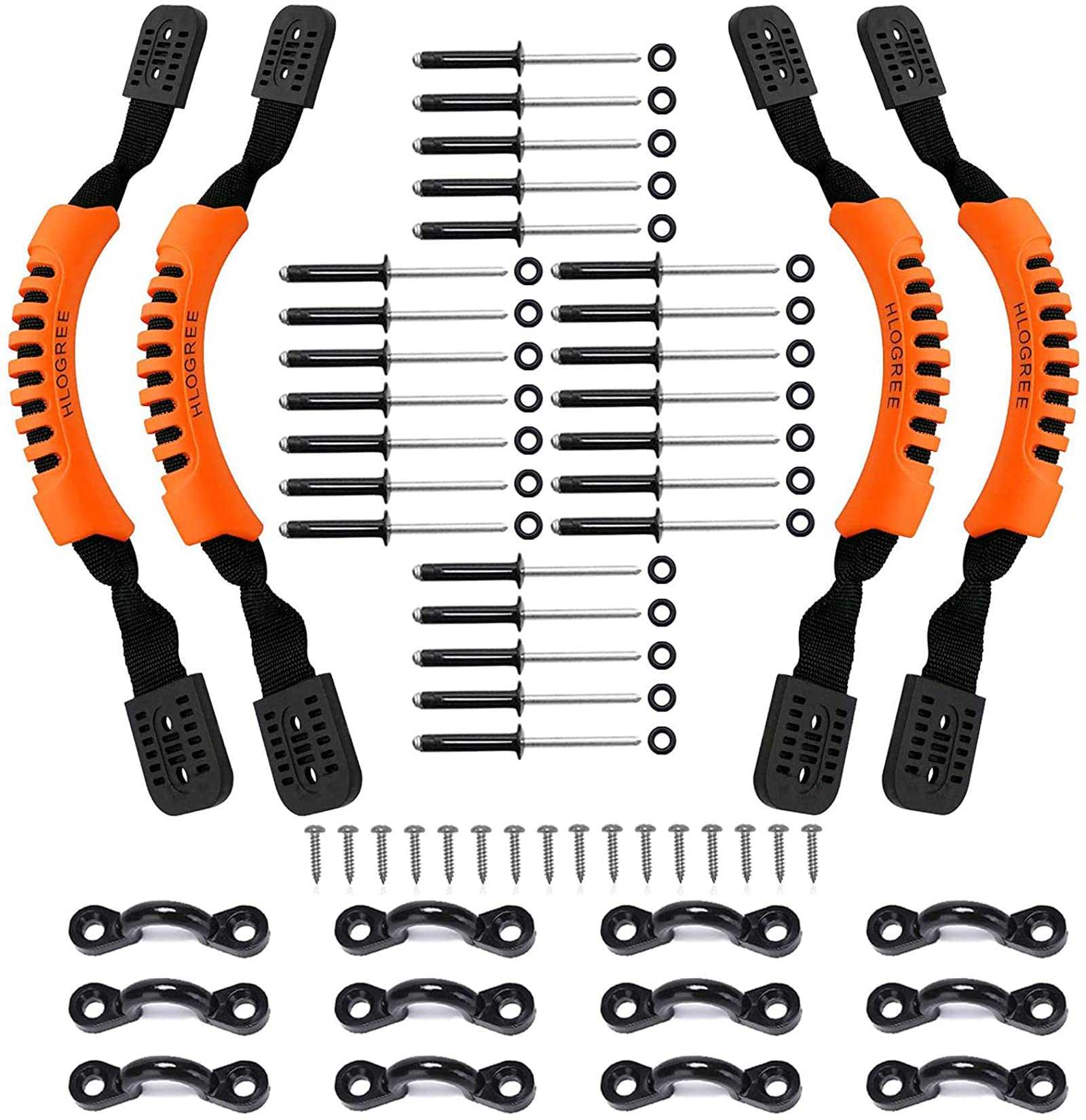 Buy Kayak Carry Handle, Kayak Accessory 4 Pcs Canoe Boat Side Mount