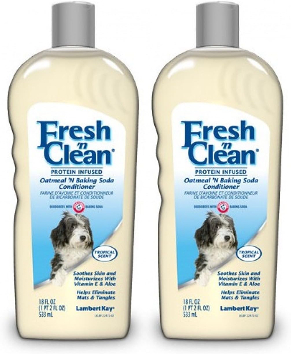 Fresh 'n Clean | Protein Infused | Oatmeal 'N Baking Soda Conditioner - 18 FL OZ (Pack of 2)