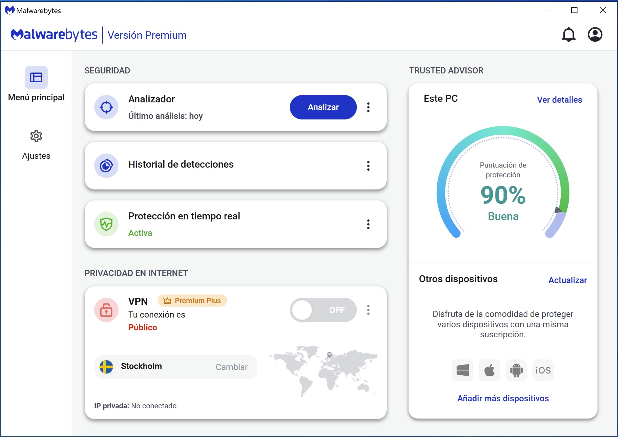 Malwarebytes | Windows/Mac/iOS/Android/Chrome | Premium | 2 Dispositivo | 18 Meses | Código de activación enviado por email