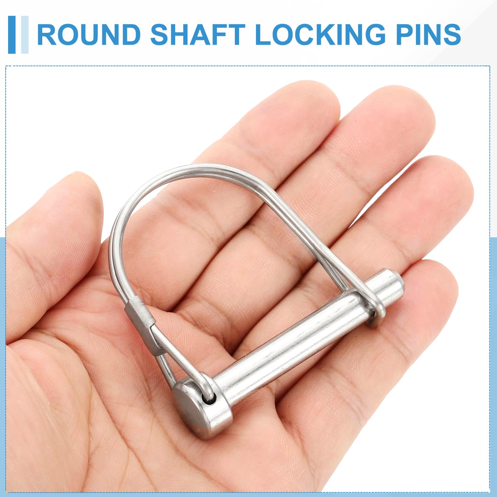 Stainless Steel Trailer Coupler Pins - Secure Your Load -5 Stainless Steel Trailer Coupler Pins - Secure Your Load -5