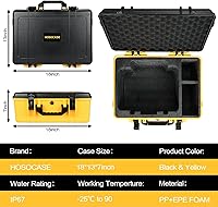 Vista 5 de Estuche para compresor de aire Dewalt DCC020IB: bolsa de herramientas portátil resistente para bomba Dewalt de 20 V, inflador de neumáticos