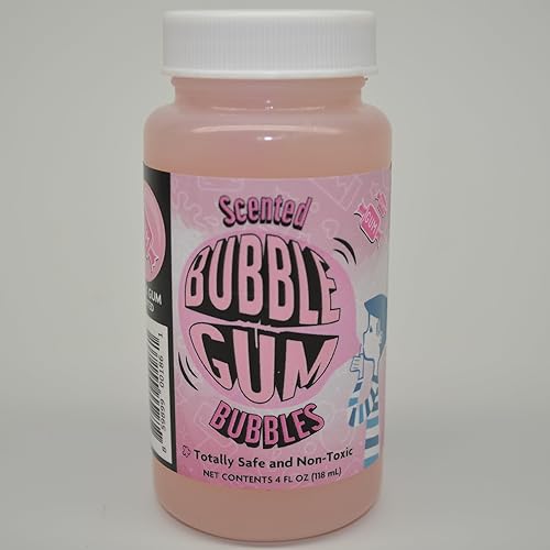 Miniatura 6 de Atomic Bubbles Bubble Love Bubblegum - Paquete de 2 botellas de 4 onzas, varita de gran tamaño, eventos para niños, recuerdos de fiesta, interior y